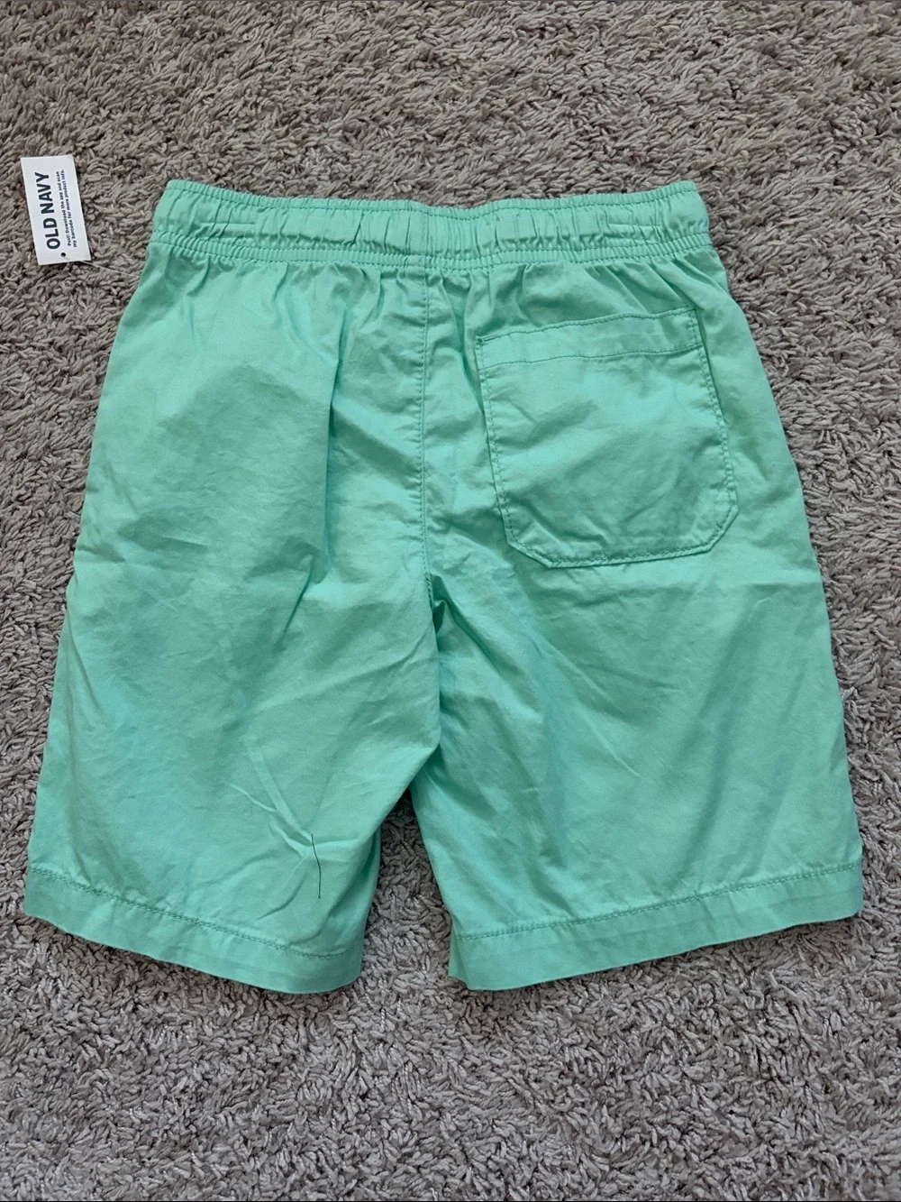 Old Navy Mint Green Drawstring Kids Shorts